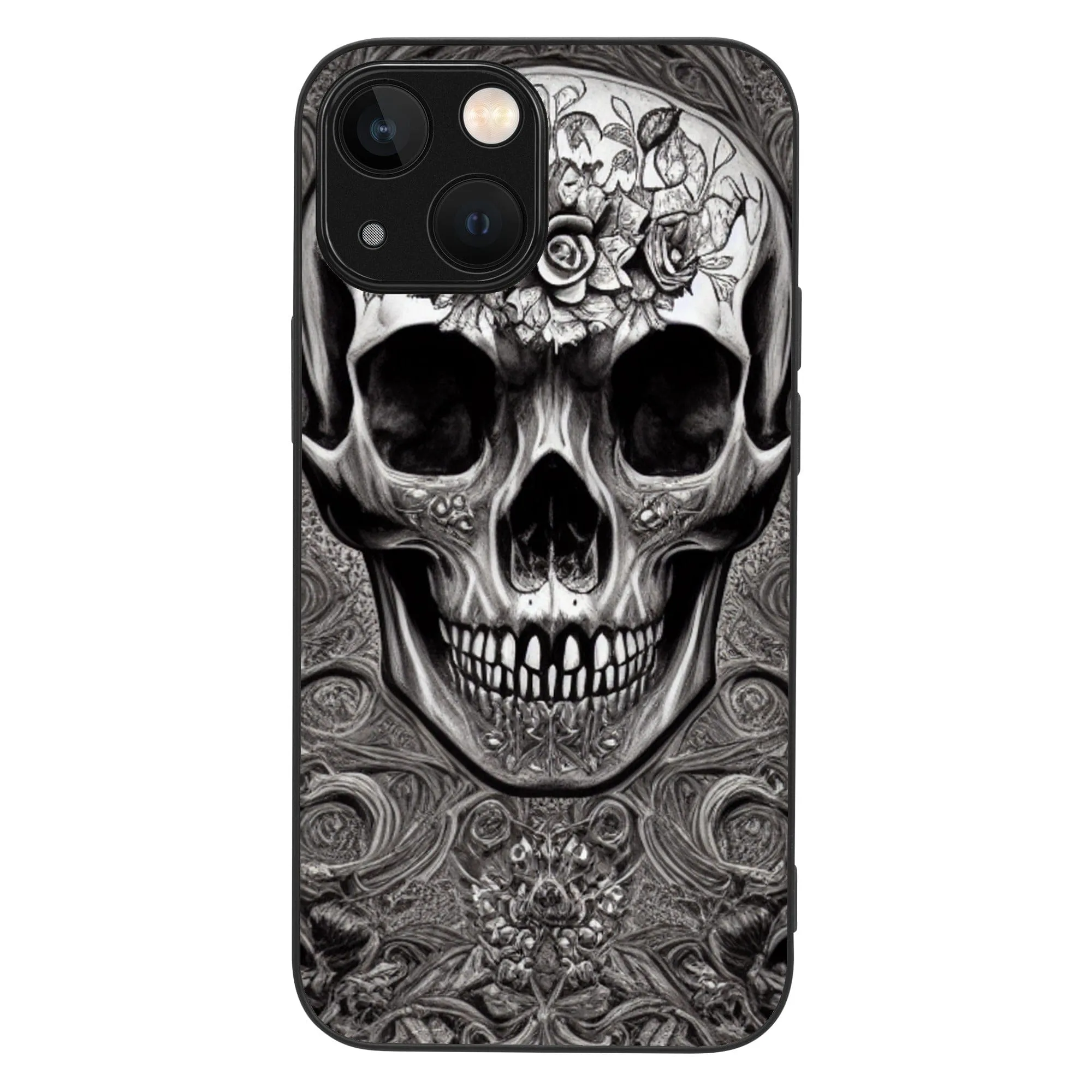 Gray Skull iPhone13 Series Phone Cases