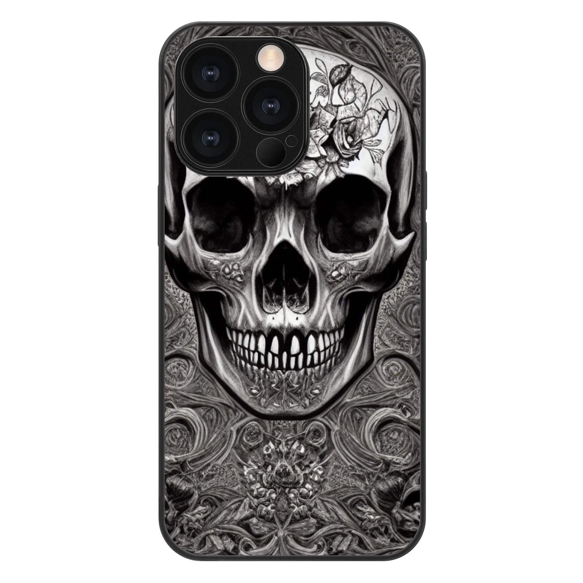 Gray Skull iPhone13 Series Phone Cases