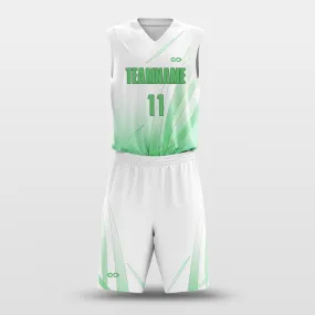 Green Leaves - Customized Basketball Jersey Set Sublimated BK160611S