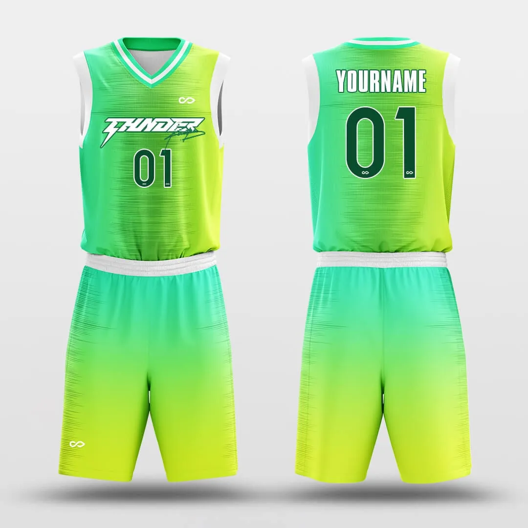 Green Light - Customized Basketball Jersey Set Sublimated