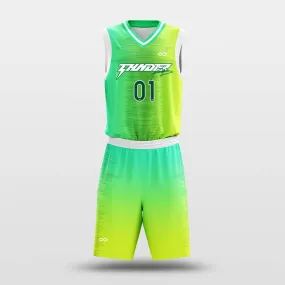 Green Light - Customized Basketball Jersey Set Sublimated