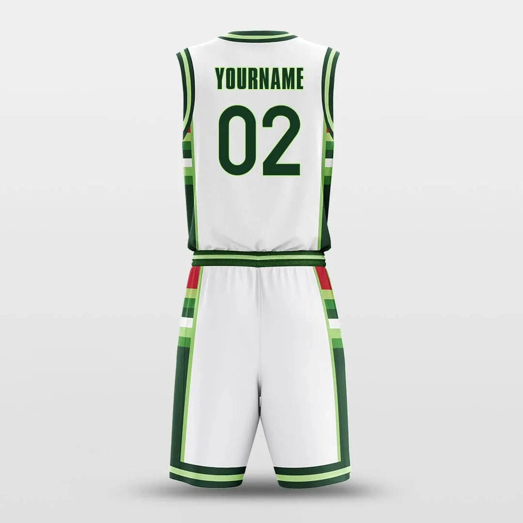 Green Mood - Customized Basketball Jersey Set Sublimated