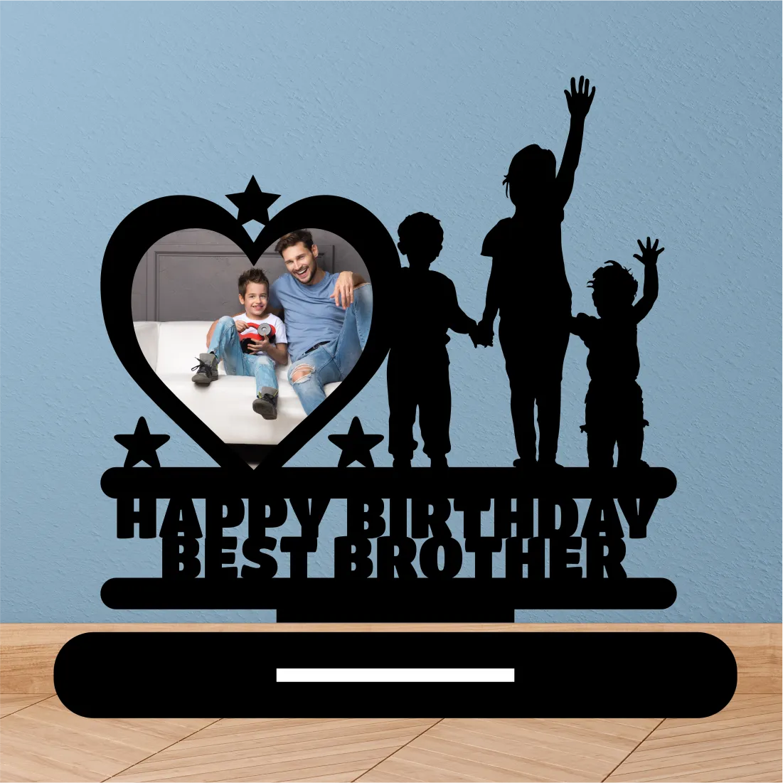 Happy Birth Day Best Brother Stand Frame.