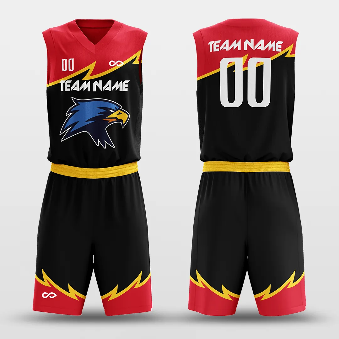 Hawks - Customized Reversible Sublimated Basketball Set