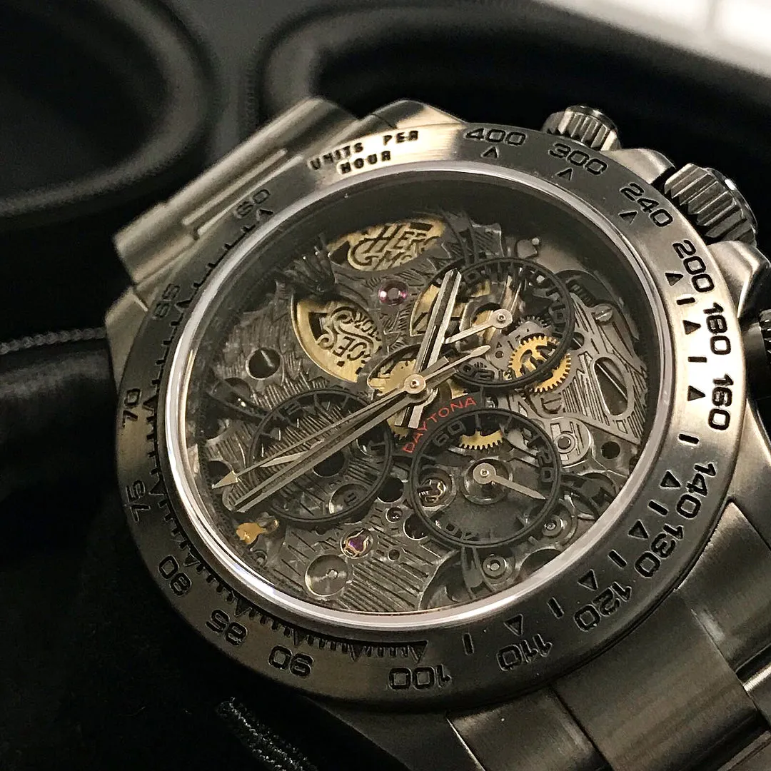 Heroes Motors "Custom Daytona Skeleton" Gray Military