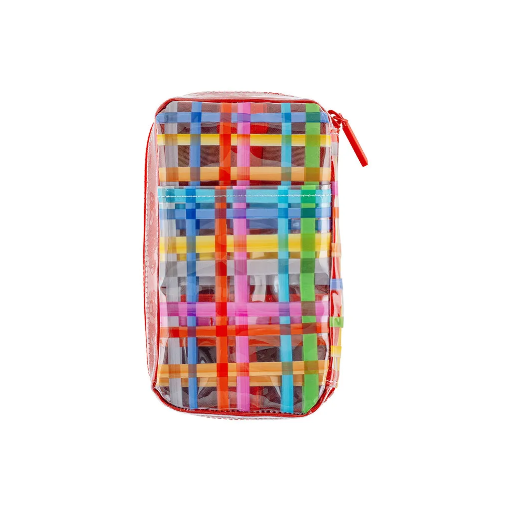 Hobonichi Small Drawer Pouch (Clear Plaid)