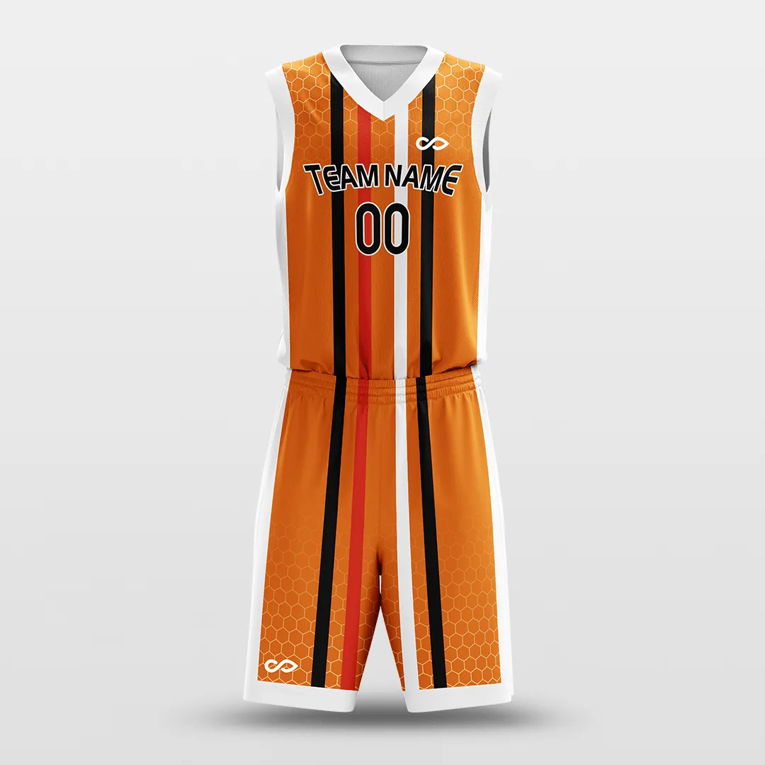 Honeycomb - Customized Sublimated Basketball Set