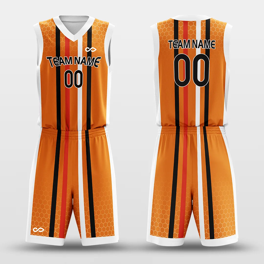 Honeycomb - Customized Sublimated Basketball Set