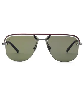 Hublot Unisex Grey-mirrored Aviator Sunglasses