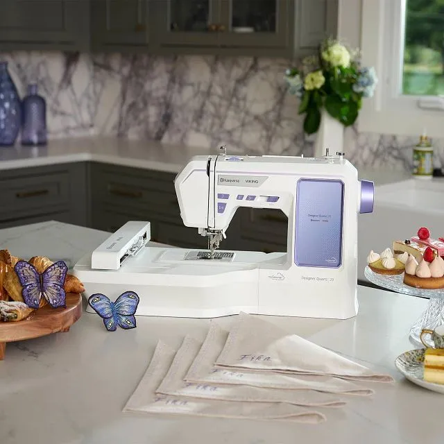 HUSQVARNA® VIKING® DESIGNER QUARTZ™ 29 Sewing & Embroidery Machine  🎄 Holiday Bundle