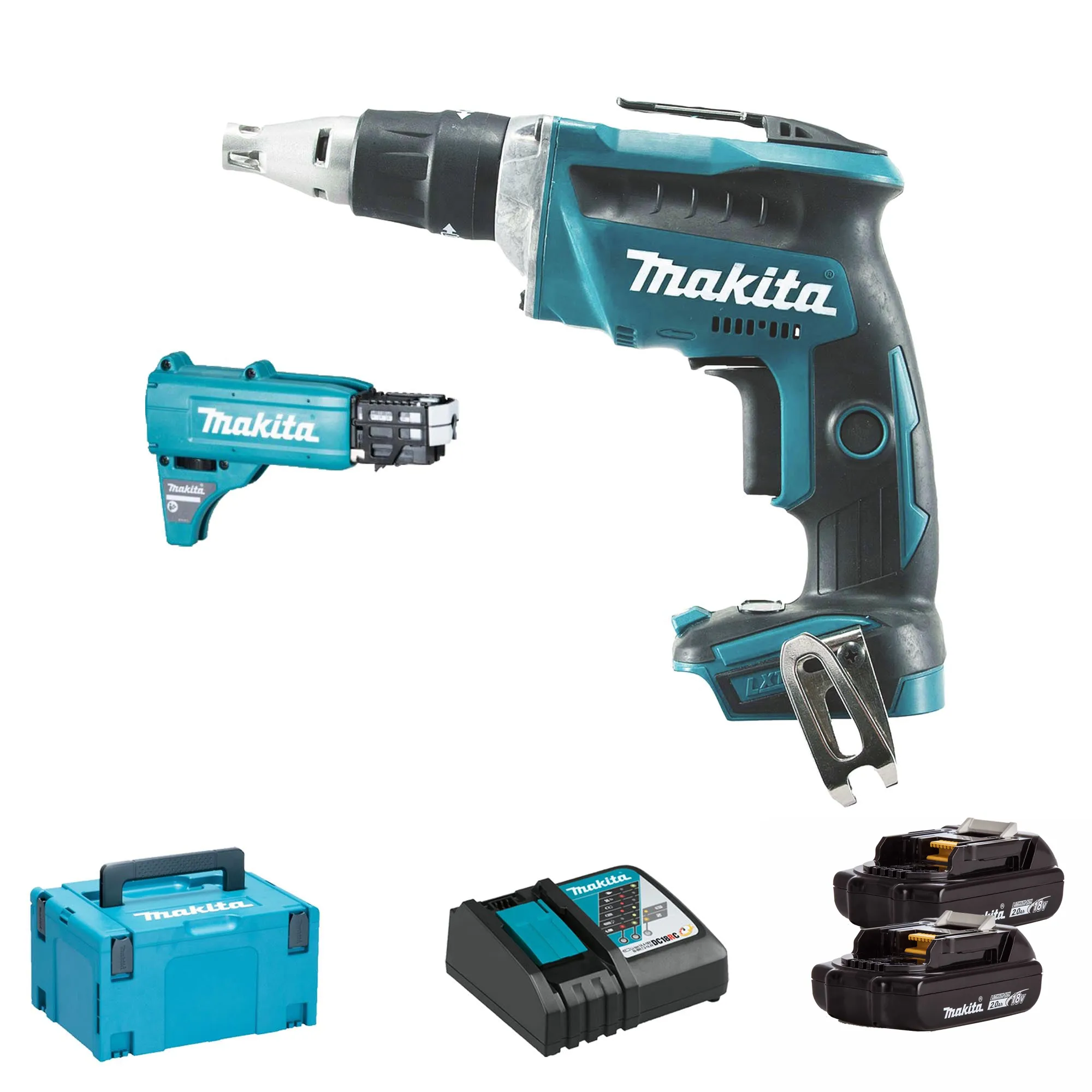 Impact Wrench plasterboard Makita DFS452AJX2 18V 2Ah