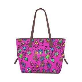 Indigenous Paisley Clover Canvas Tote Bag