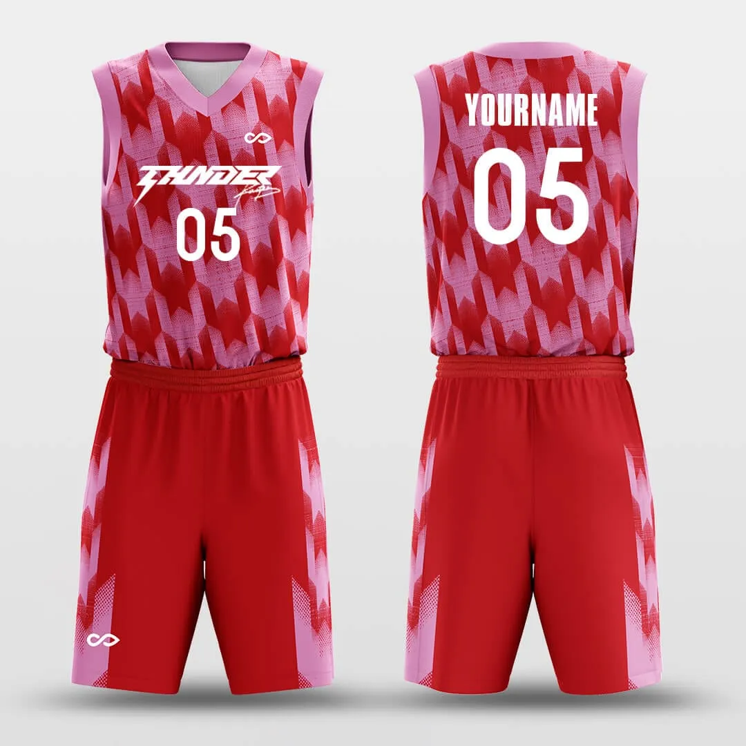 Inverted Reflection - Customized Sublimated Basketball Jersey Set