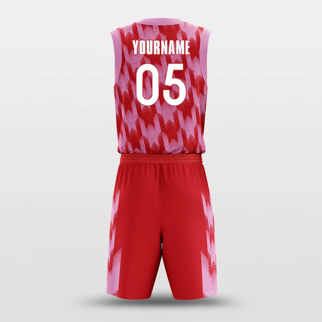 Inverted Reflection - Customized Sublimated Basketball Jersey Set