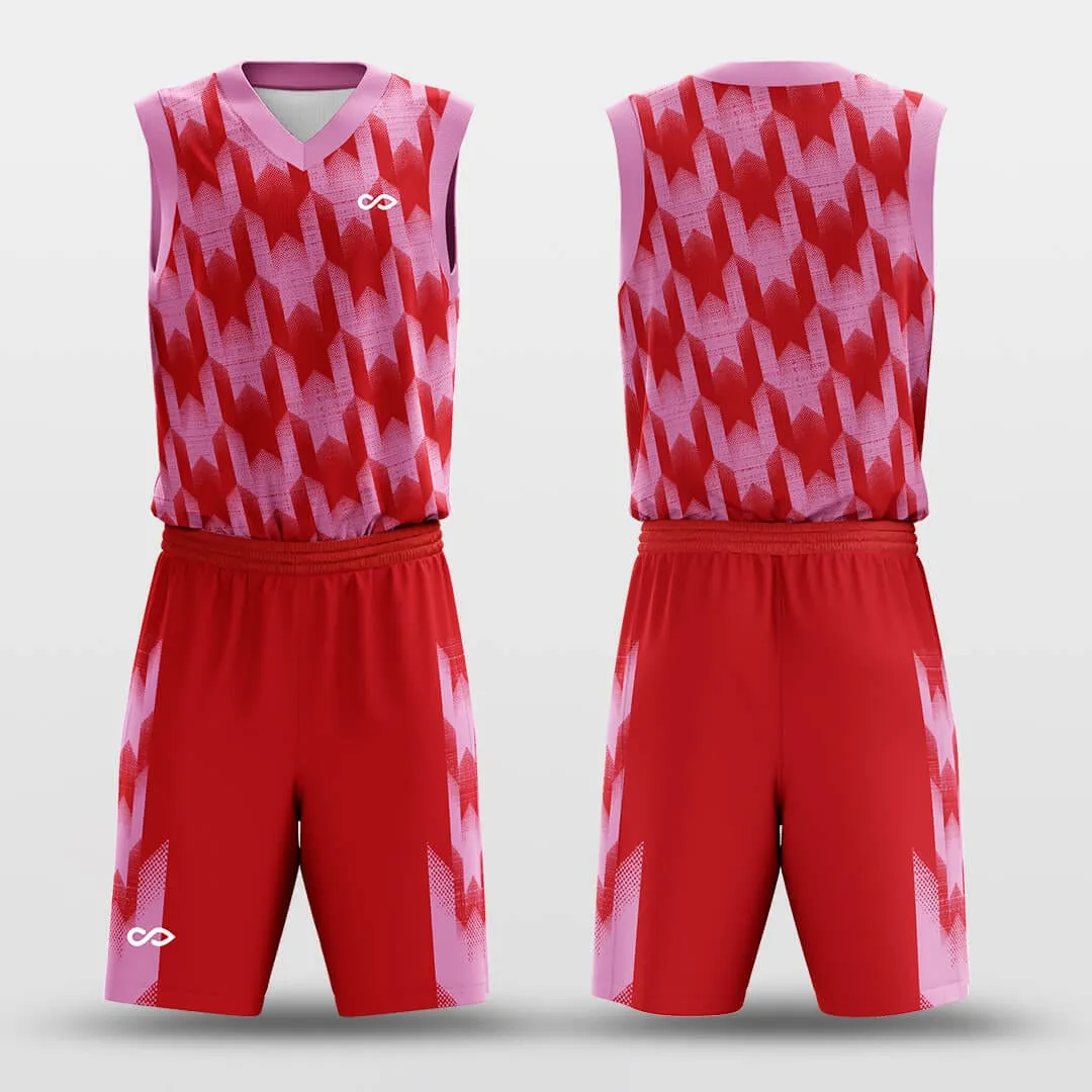 Inverted Reflection - Customized Sublimated Basketball Jersey Set