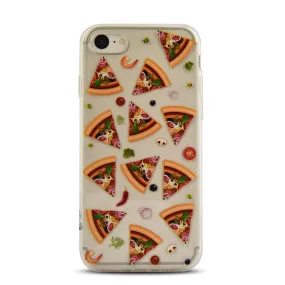 iOrigin iPhone 7 & 7 Plus Clear Silicone Case - Pizza