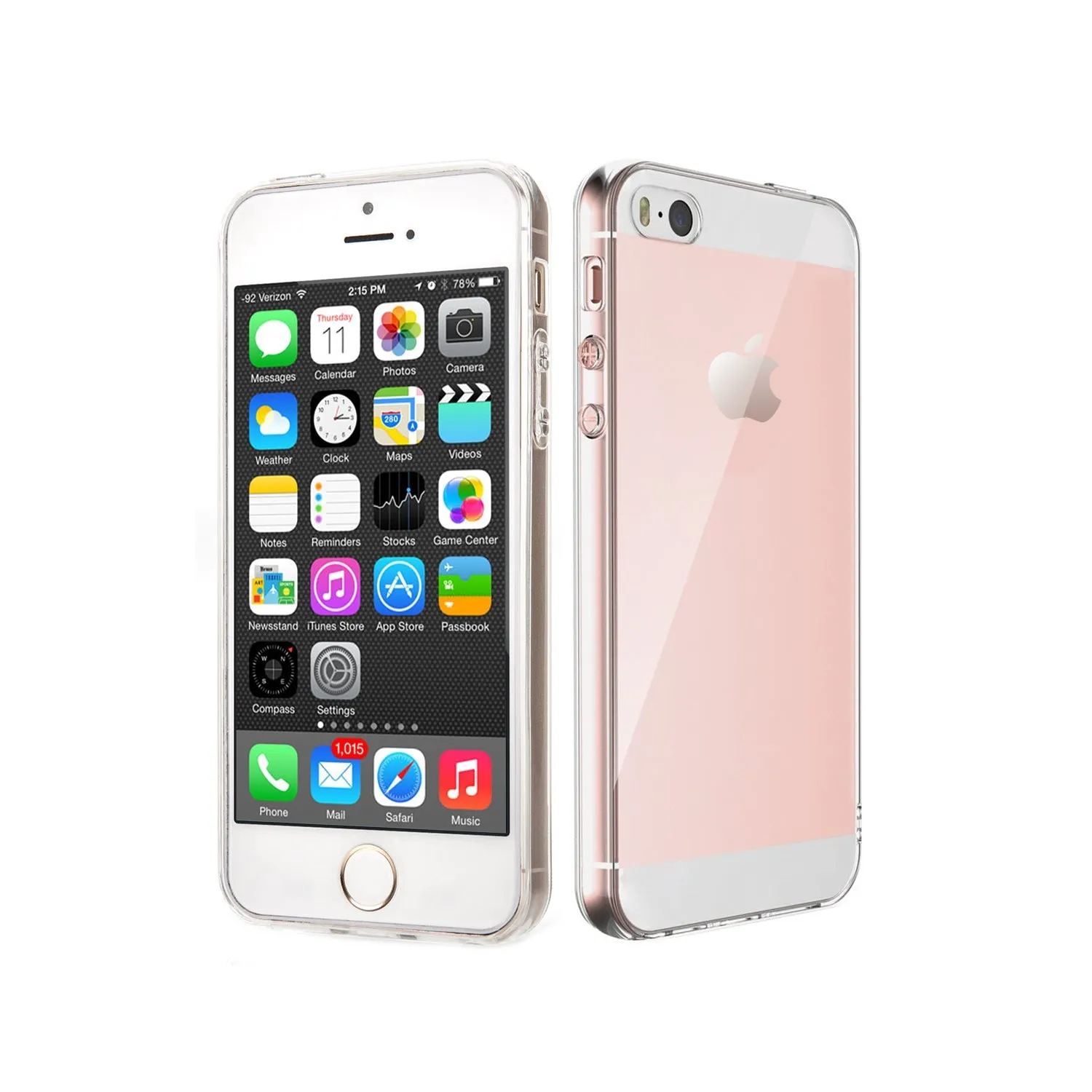 Iphone 5 / 5s/ SE Gel Case Cover - Transparent