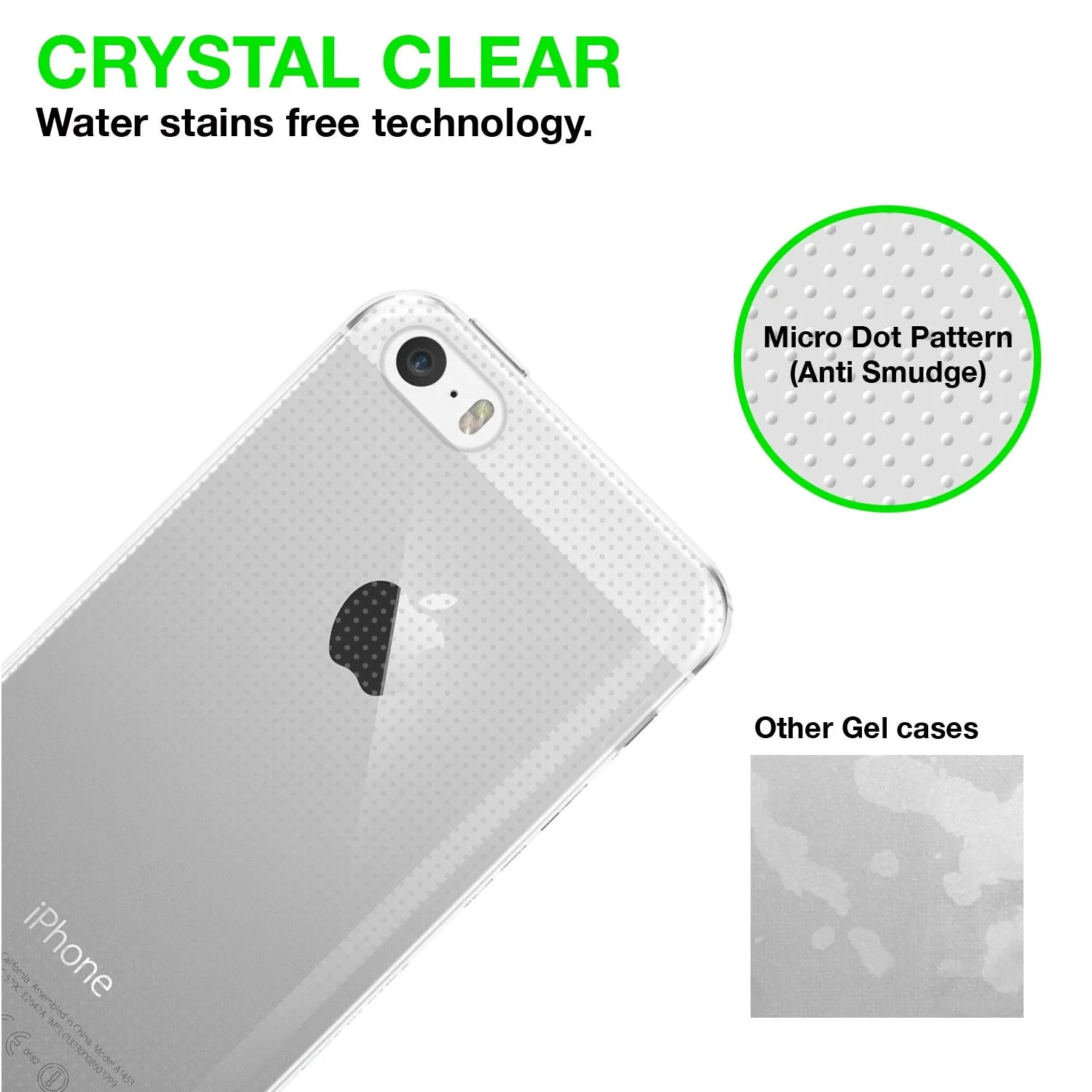 Iphone 5 / 5s/ SE Gel Case Cover - Transparent