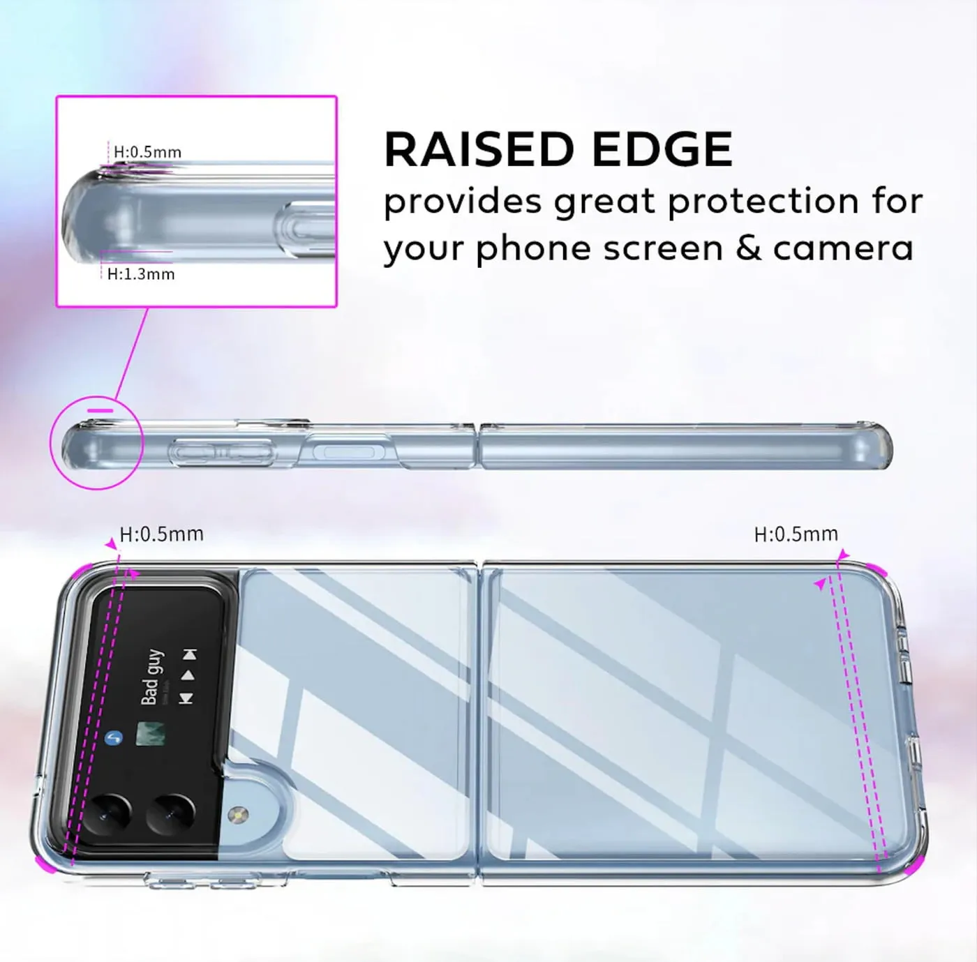 iShield Crystal Palace Clear Case for Samsung Z Flip 4