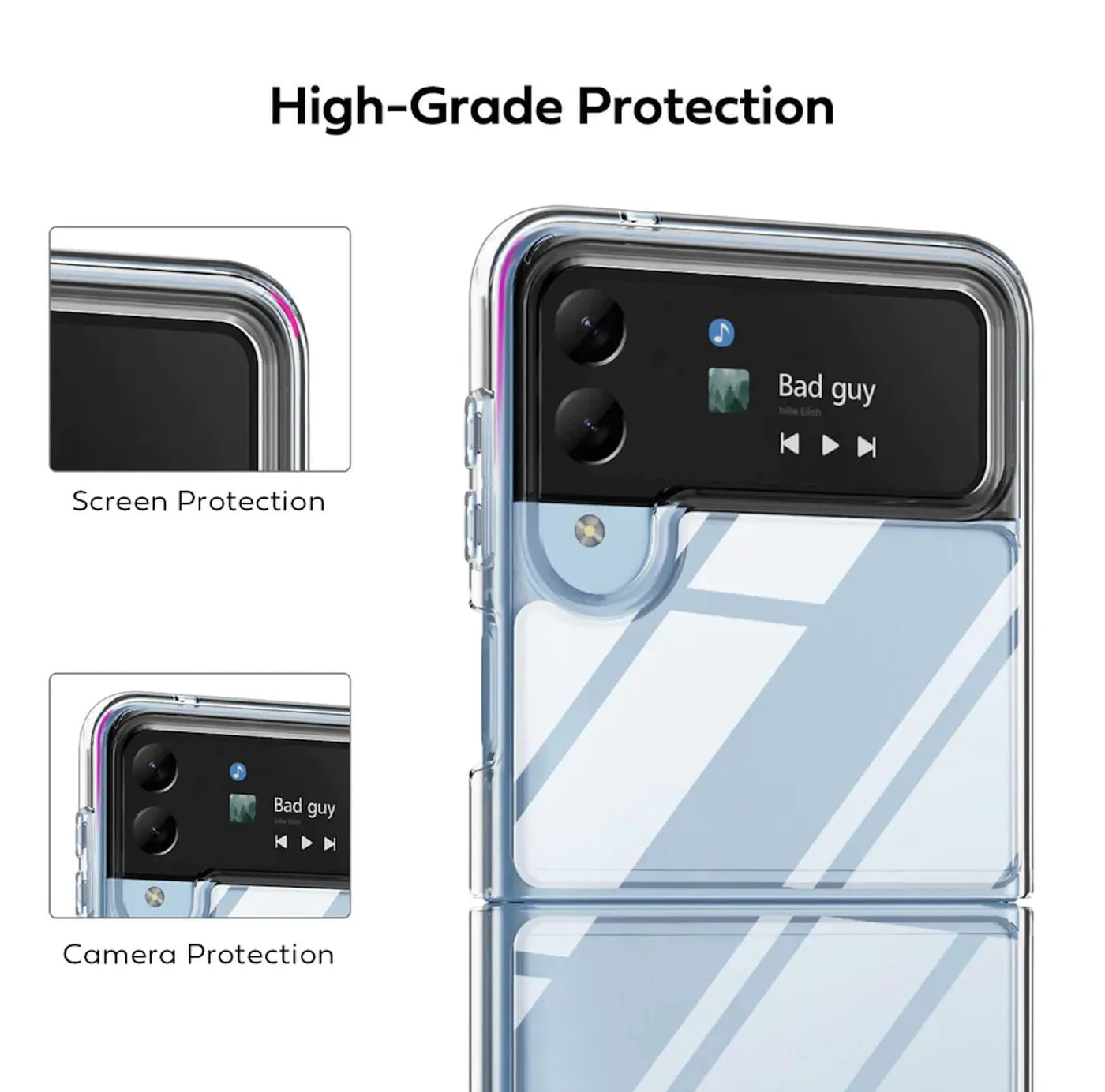 iShield Crystal Palace Clear Case for Samsung Z Flip 4