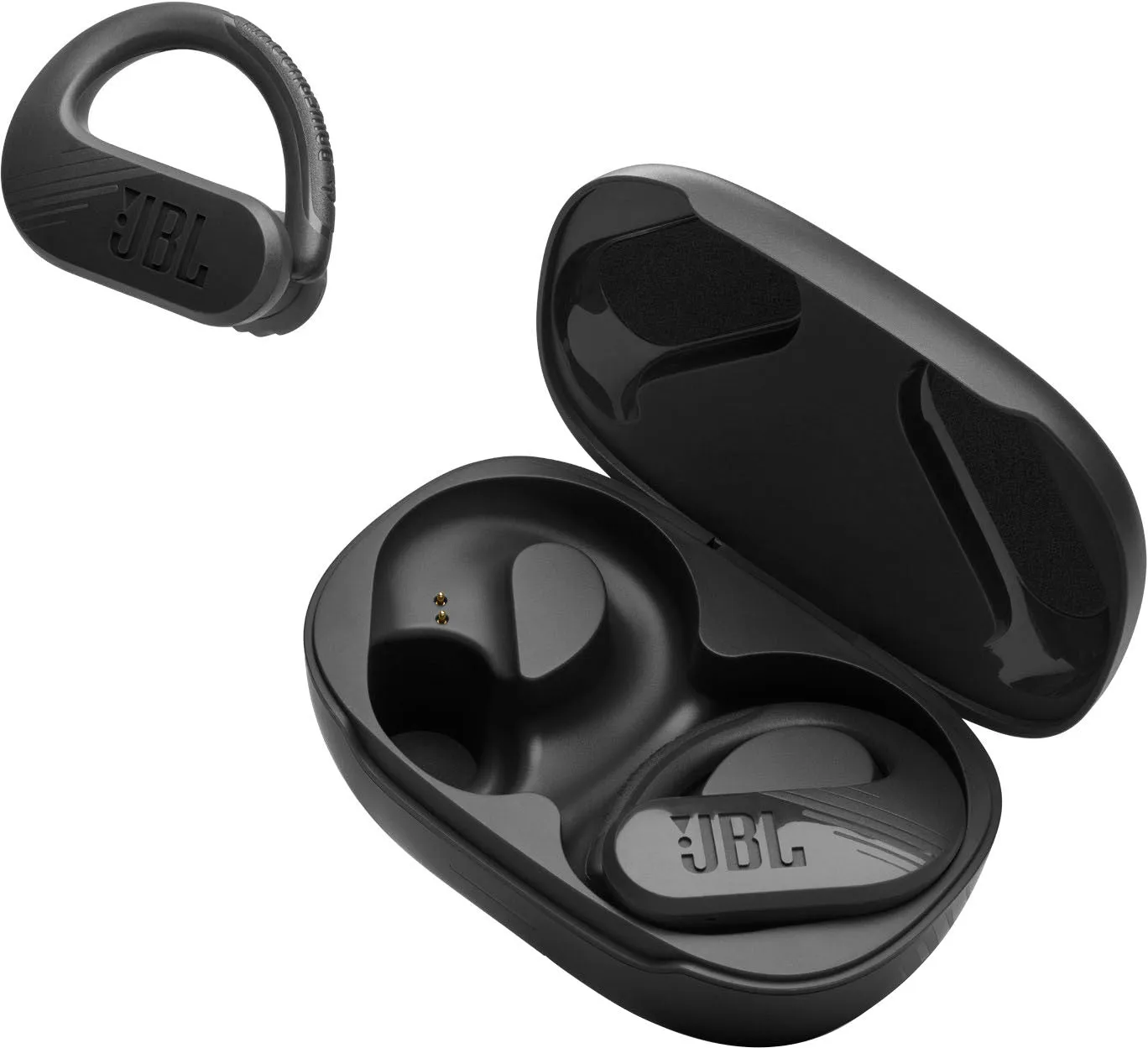 JBL - Endurance Peak 3 Dust and Waterproof True Wireless Active Earbuds - Black