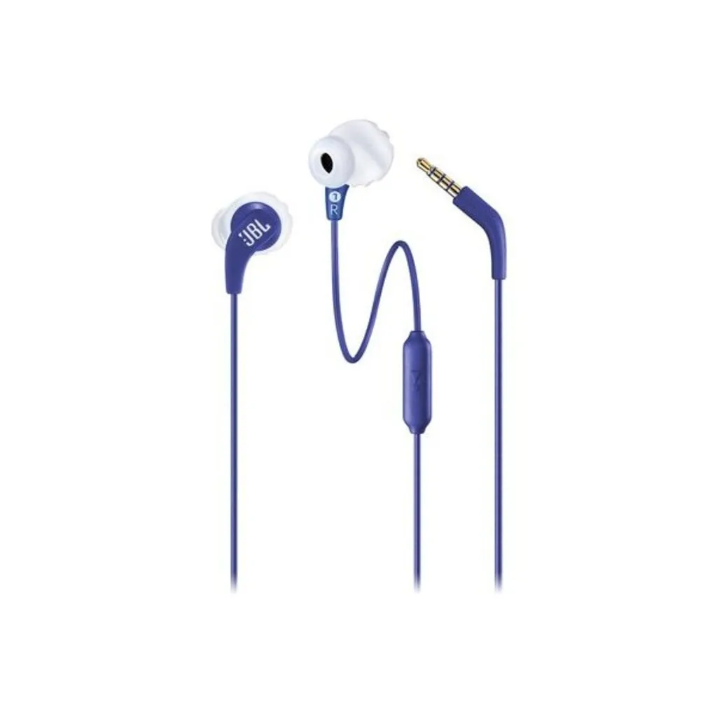 JBL Endurance RUN Wired In Ear Headphone Blue JBLENDURRUNBLU