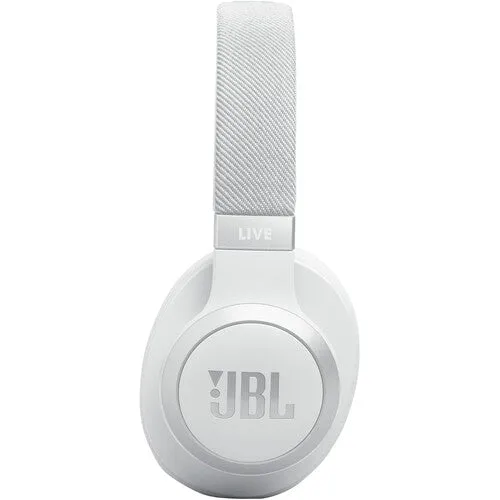 JBL LIVE 770NC Over-Ear Noise-Cancelling Headphones (White)