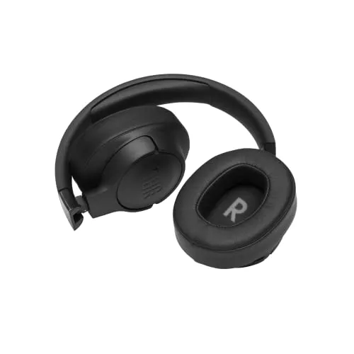 JBL Tune 760NC, Wireless Over Ear Active Noise Cancellation Headphones with Mic, up to 50 Hours Playtime, Pure Bass, Dual Pairing, AUX & Voice Assistant Support for Mobile Phones (Black)