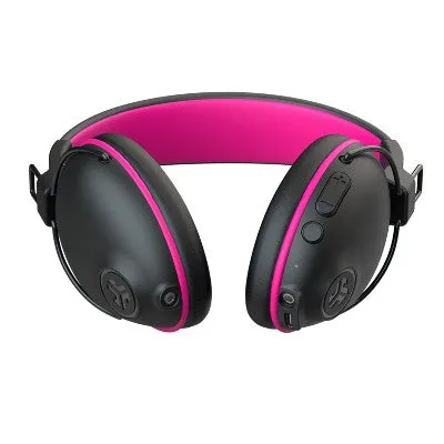 JLab JBuddies Pro Over-Ear Bluetooth Wireless Kids' Headphones - Black/Pink