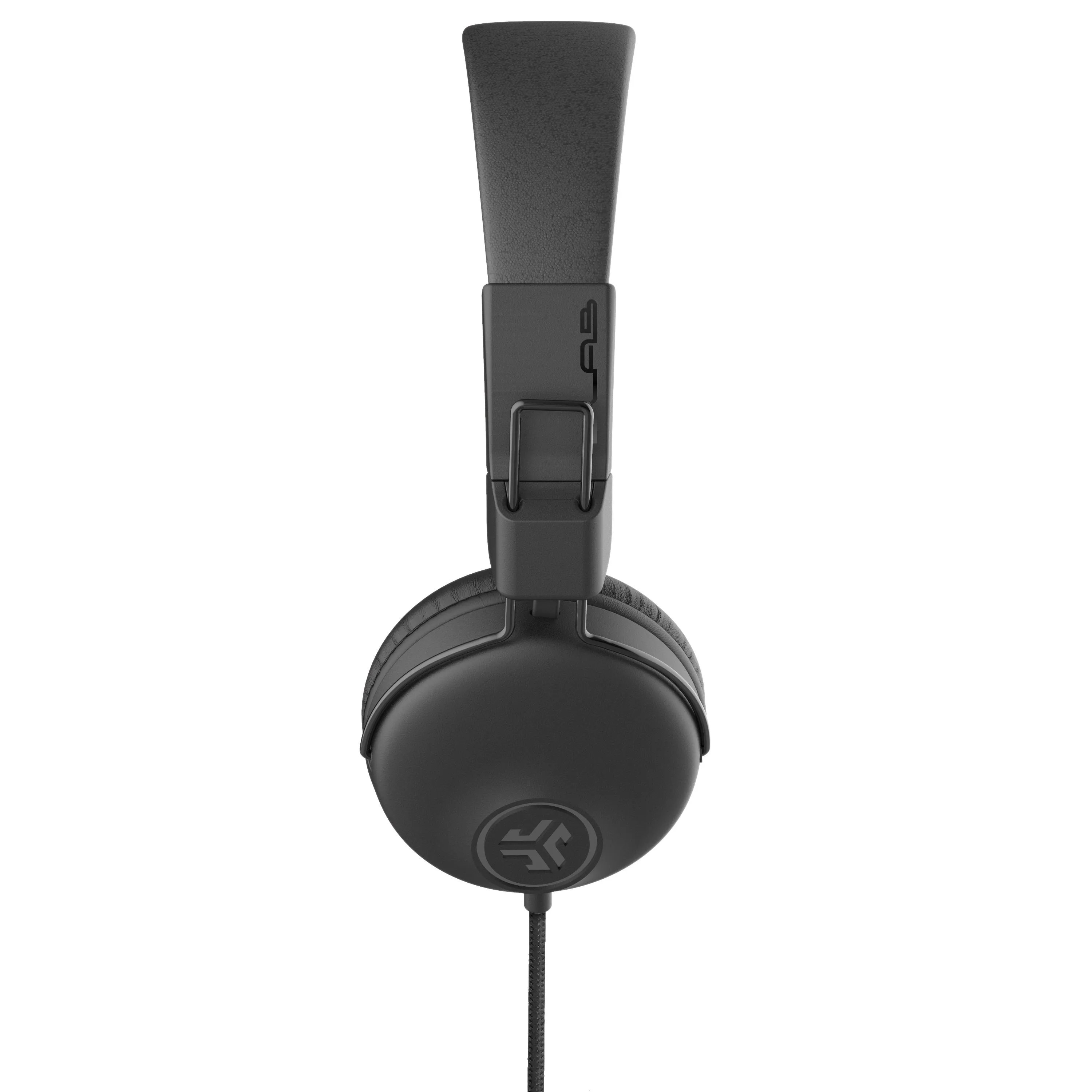 JLab Studio On-Ear Wired Headphones Black