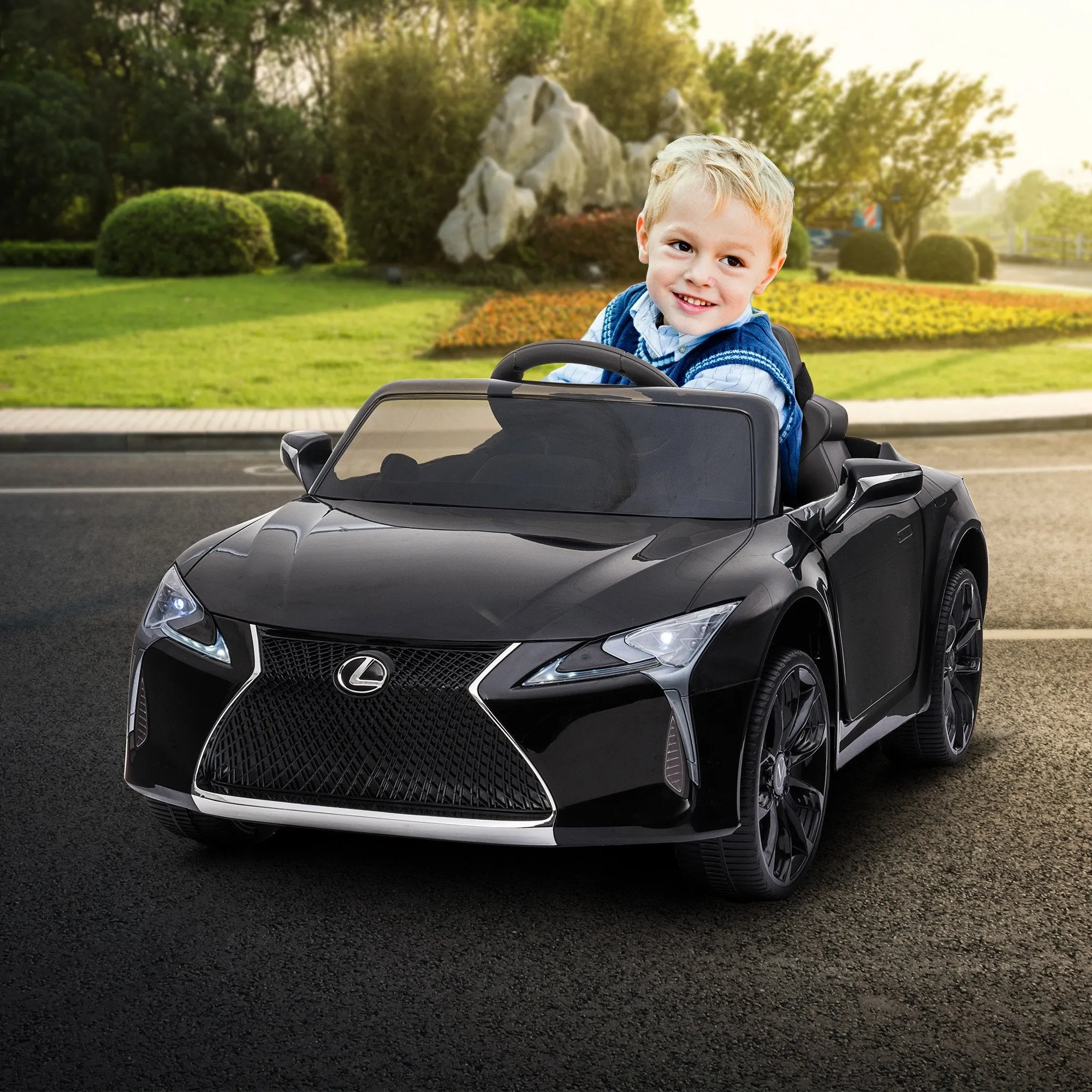 Kahuna Licensed Lexus LC 500 Kids Electric Ride On Car - Black