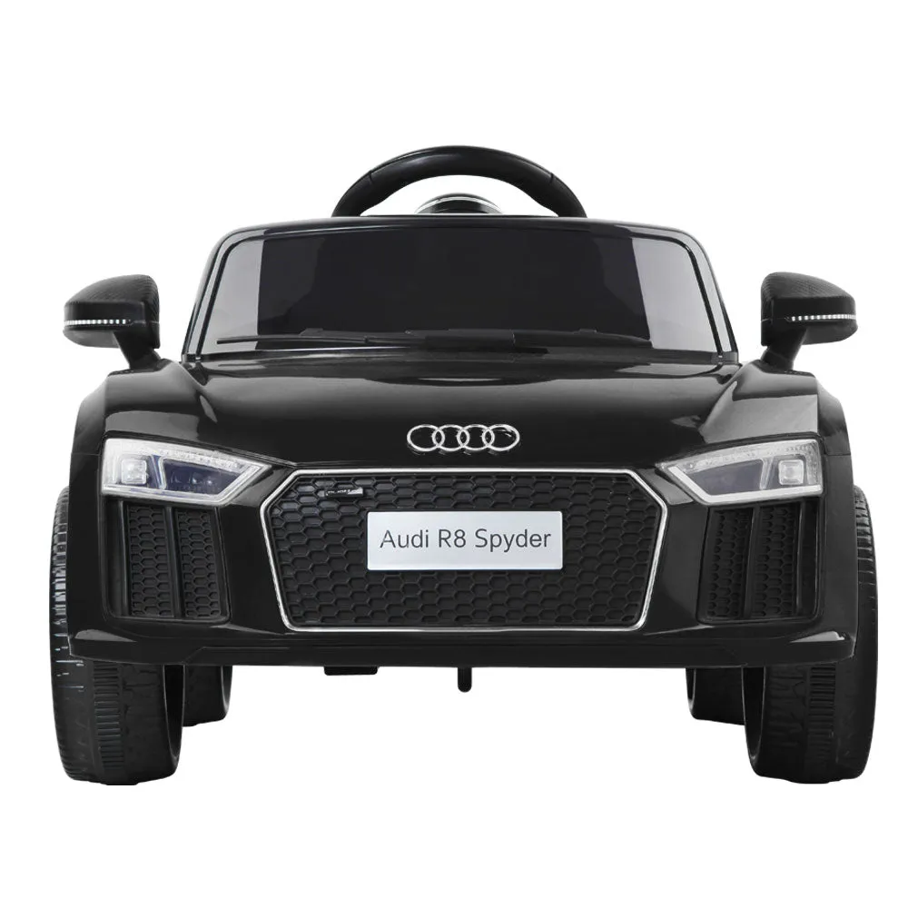 Kids Ride On Car AUDI R8 SPYDER With MP3 Player - Black