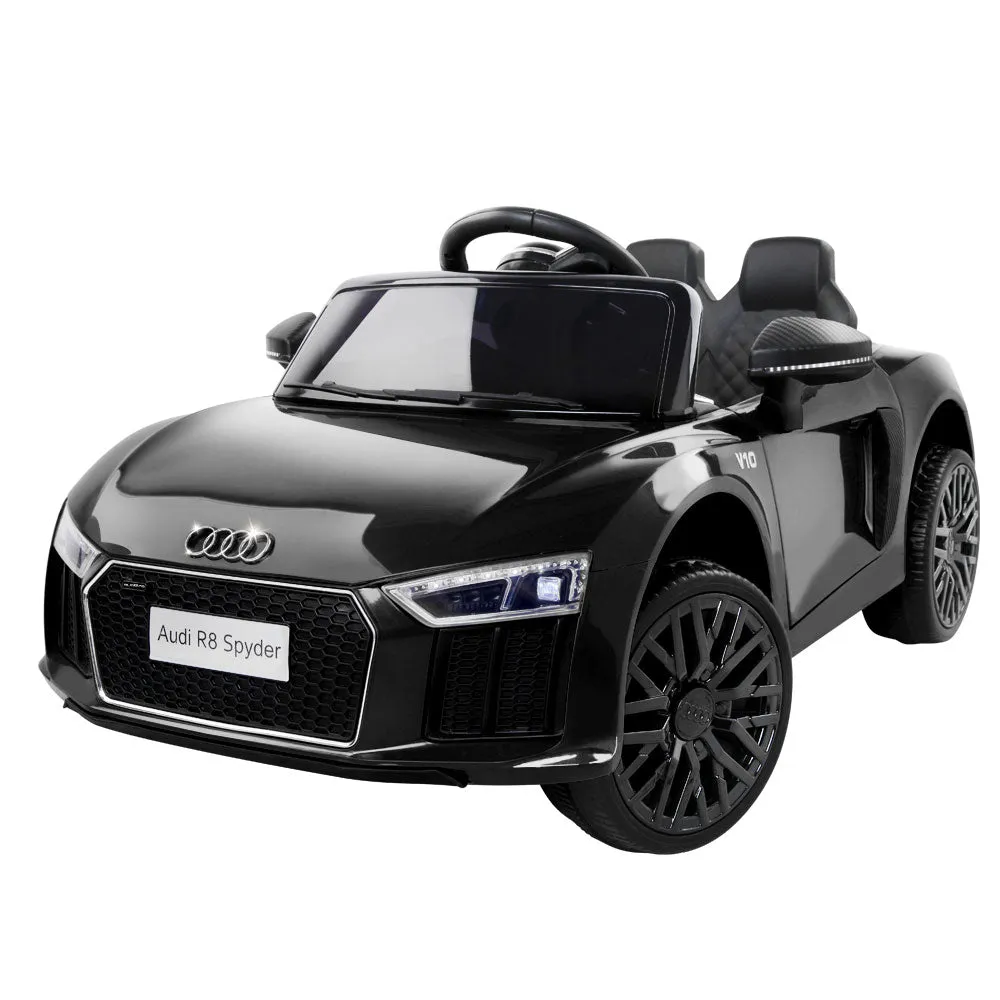 Kids Ride On Car AUDI R8 SPYDER With MP3 Player - Black