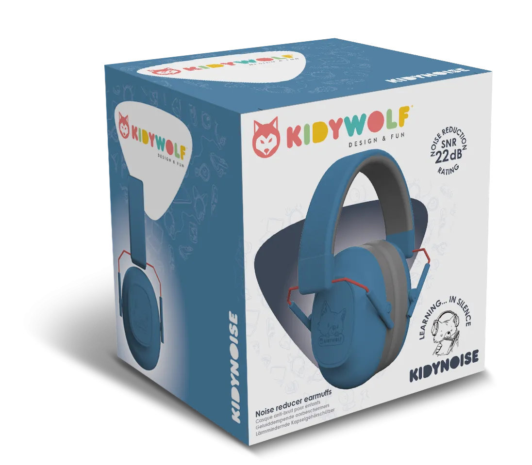 Kidywolf Kidynoise Hearing Protectors | Blue - PRE ORDER 25/04