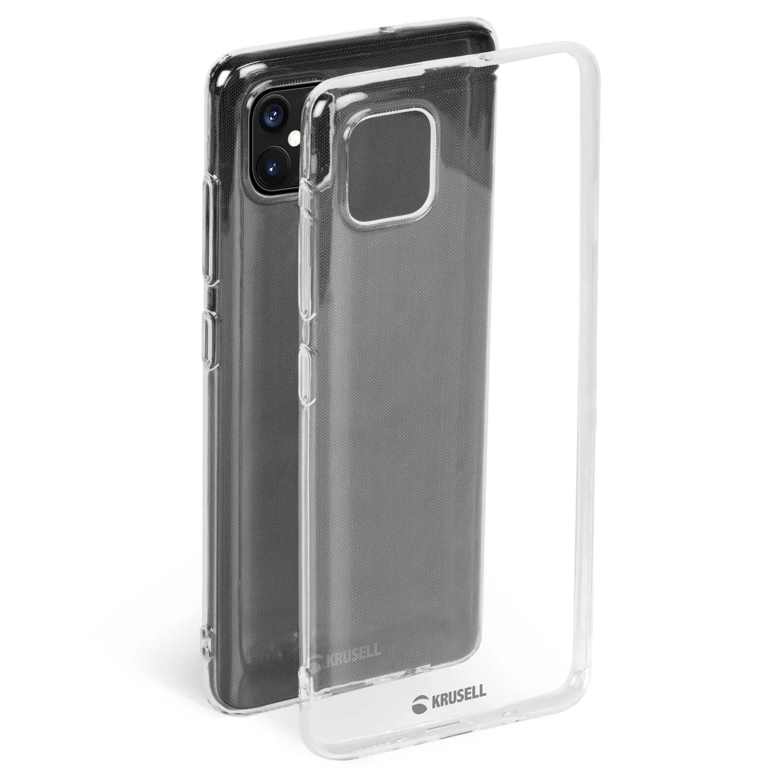 Krusell Soft Cover for iPhone 12 Mini 5.4" Clear Slim TPU Case