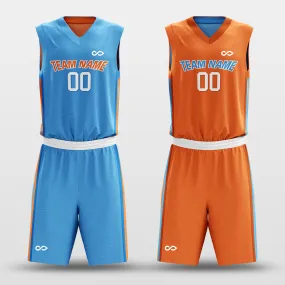 Lake - Customized Reversible Sublimated Basketball Set