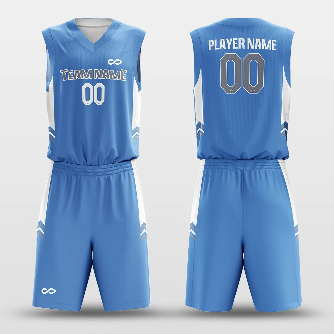 Lake Water - Customized Reversible Sublimated Basketball Set