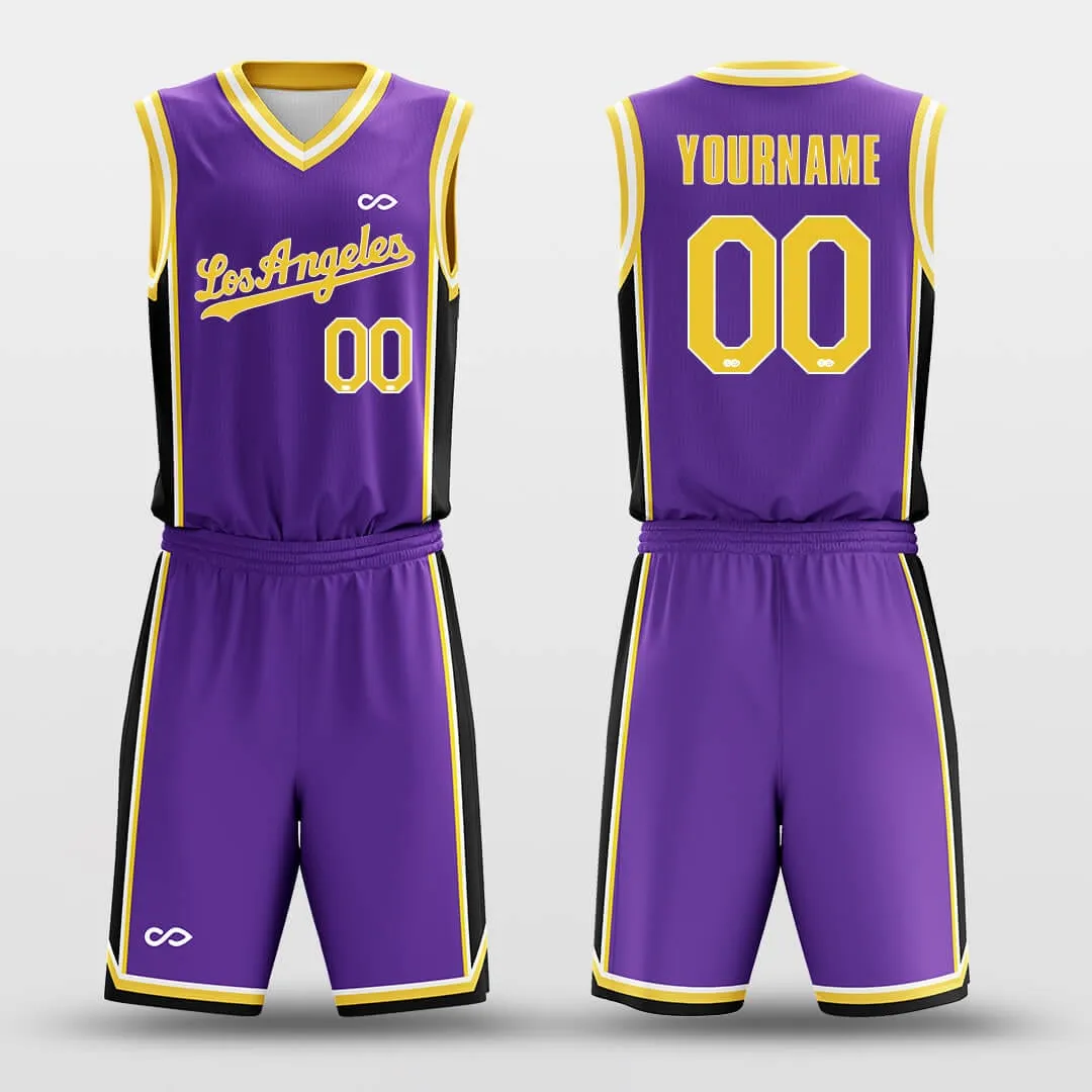 Lakers - Customized Basketball Jersey Set Design