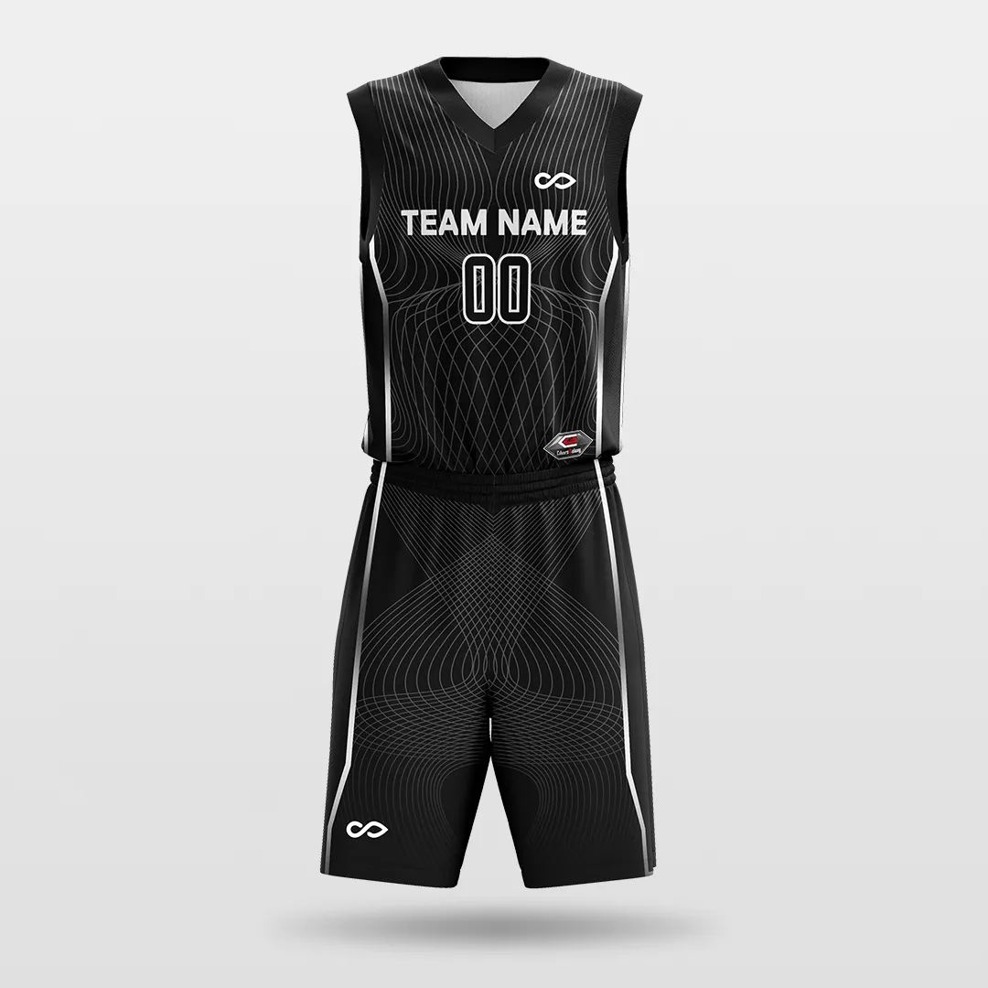 Latitude and Longitude - Customized Sublimated Basketball Set