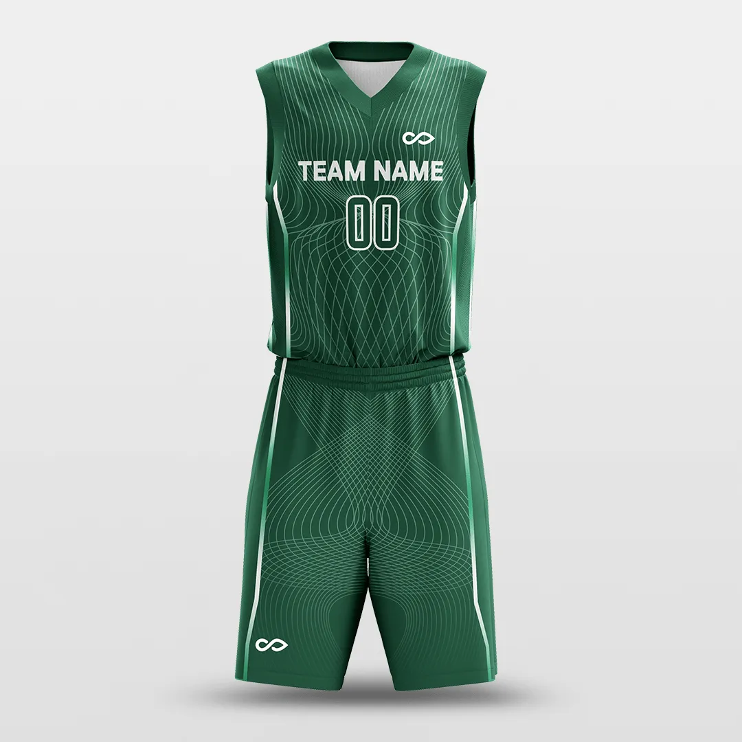 Latitude and Longitude - Customized Sublimated Basketball Set