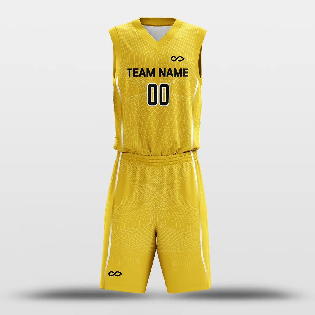 Latitude and Longitude - Customized Sublimated Basketball Set