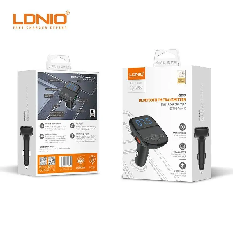 Ldnio 25W 5.0 Bluetooth transmitter - Black | 034083