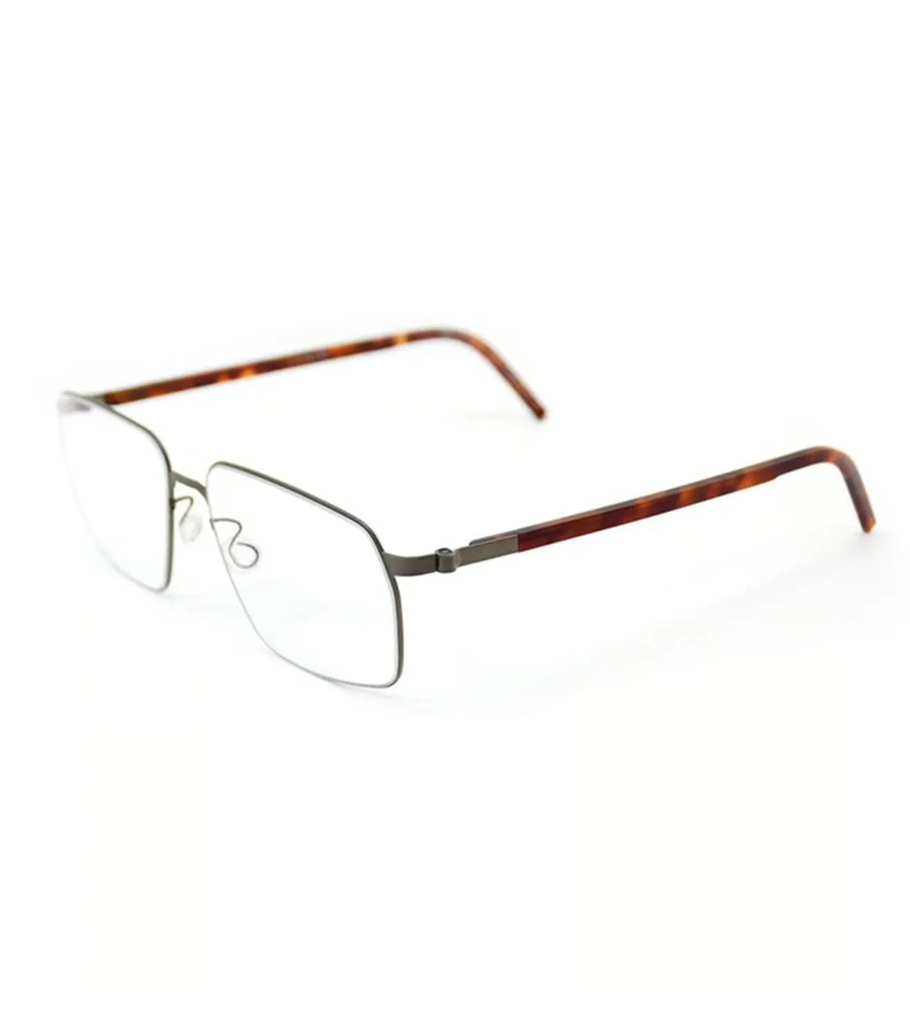 Lindberg Unisex Gunmetal Rectangular Optical Frame