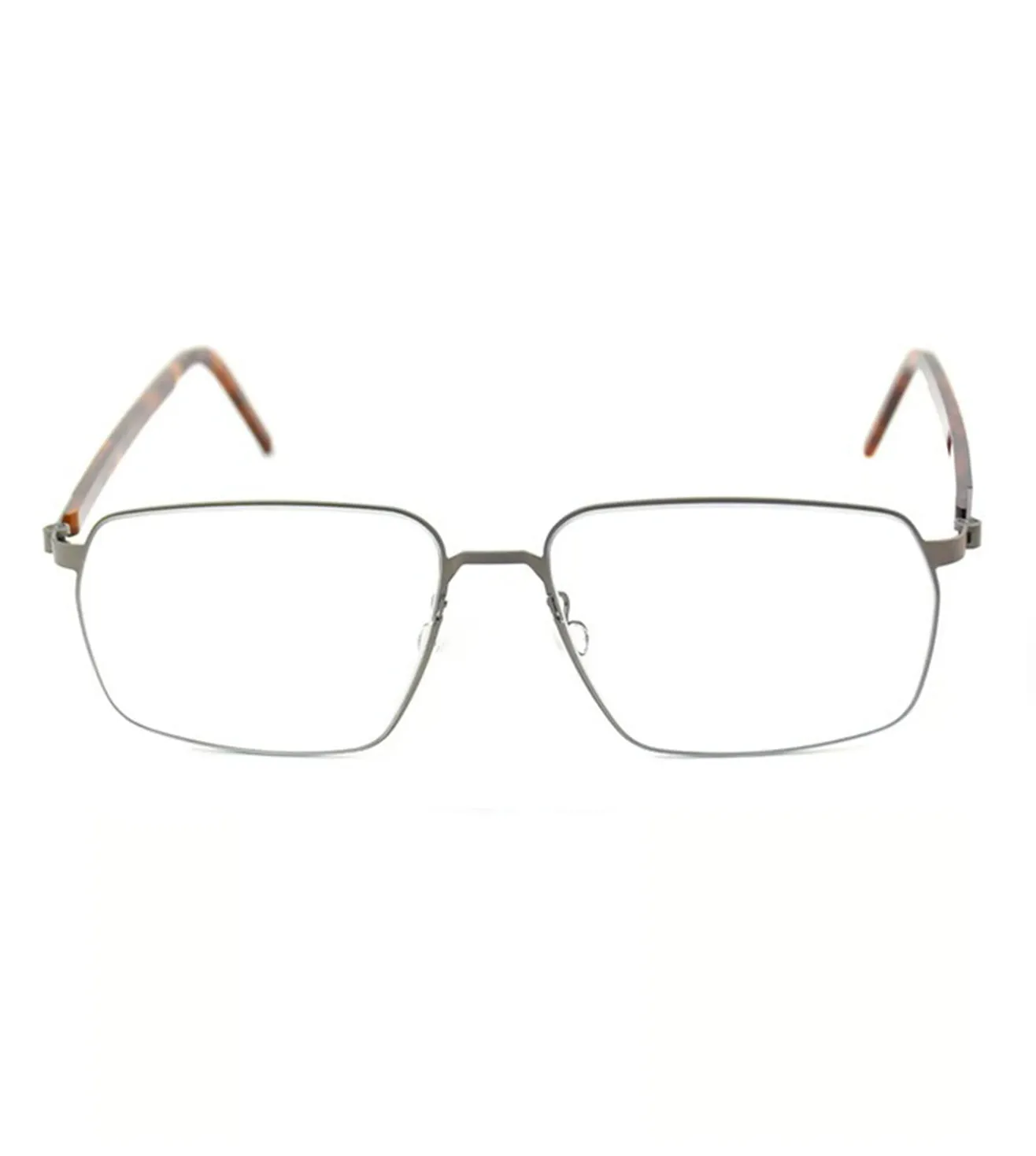 Lindberg Unisex Gunmetal Rectangular Optical Frame