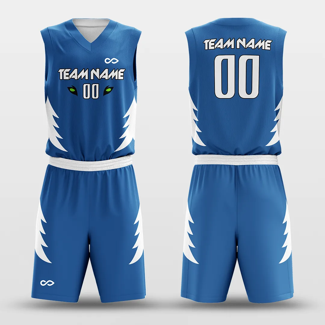 Lone Wolf - Customized Reversible Sublimated Basketball Set