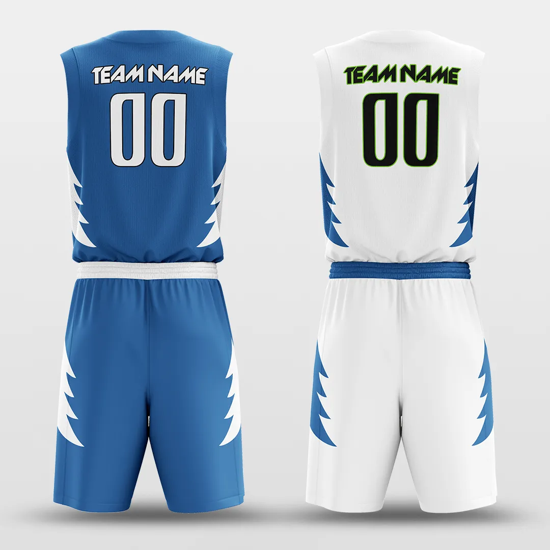 Lone Wolf - Customized Reversible Sublimated Basketball Set