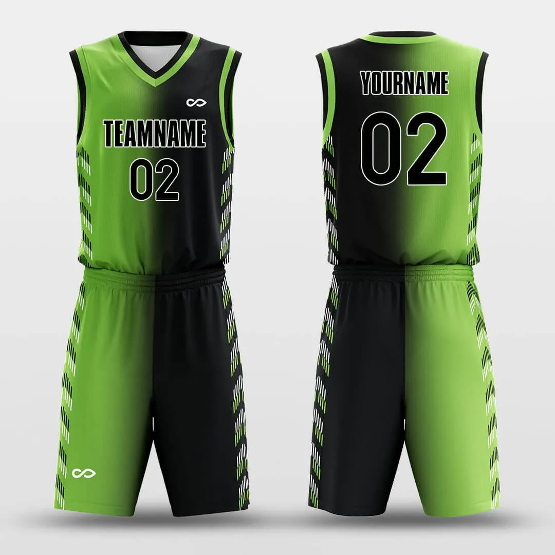 Magic Green - Customized Basketball Jersey Set Sublimated