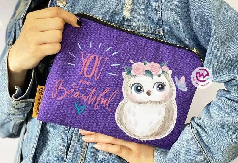 Makeup & Pencil Case - Owl-A