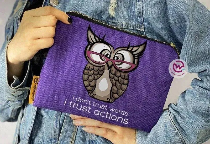 Makeup & Pencil Case - Owl-A