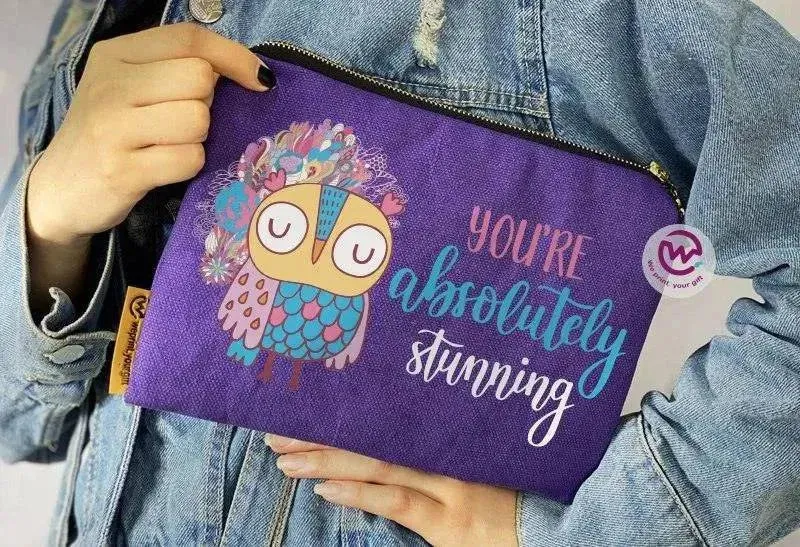 Makeup & Pencil Case - Owl-A